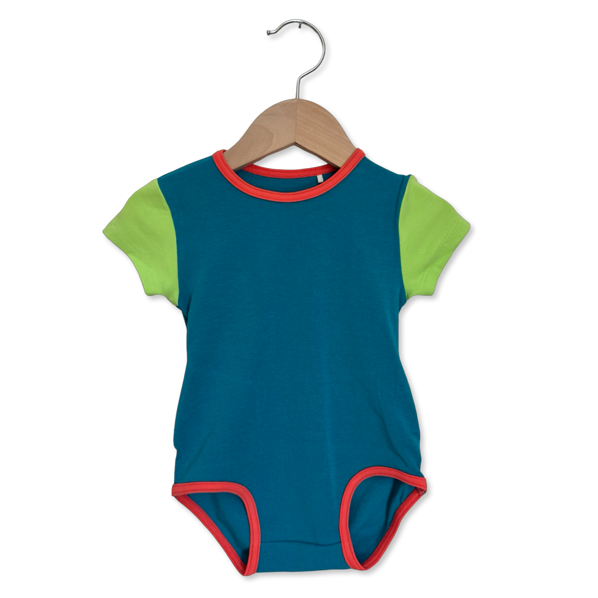 Funky Fresh Short Sleeve Snuggle Bug Bodysuit Luxe Edition | Cotton Bamboo Blend