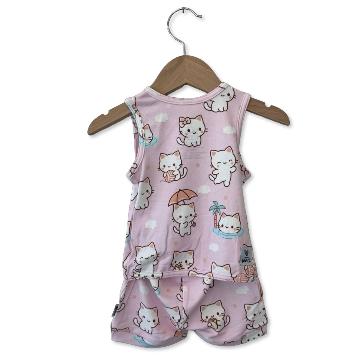 Kitty Daydream Adaptive Tube Access Sleeveless Shorty Romper