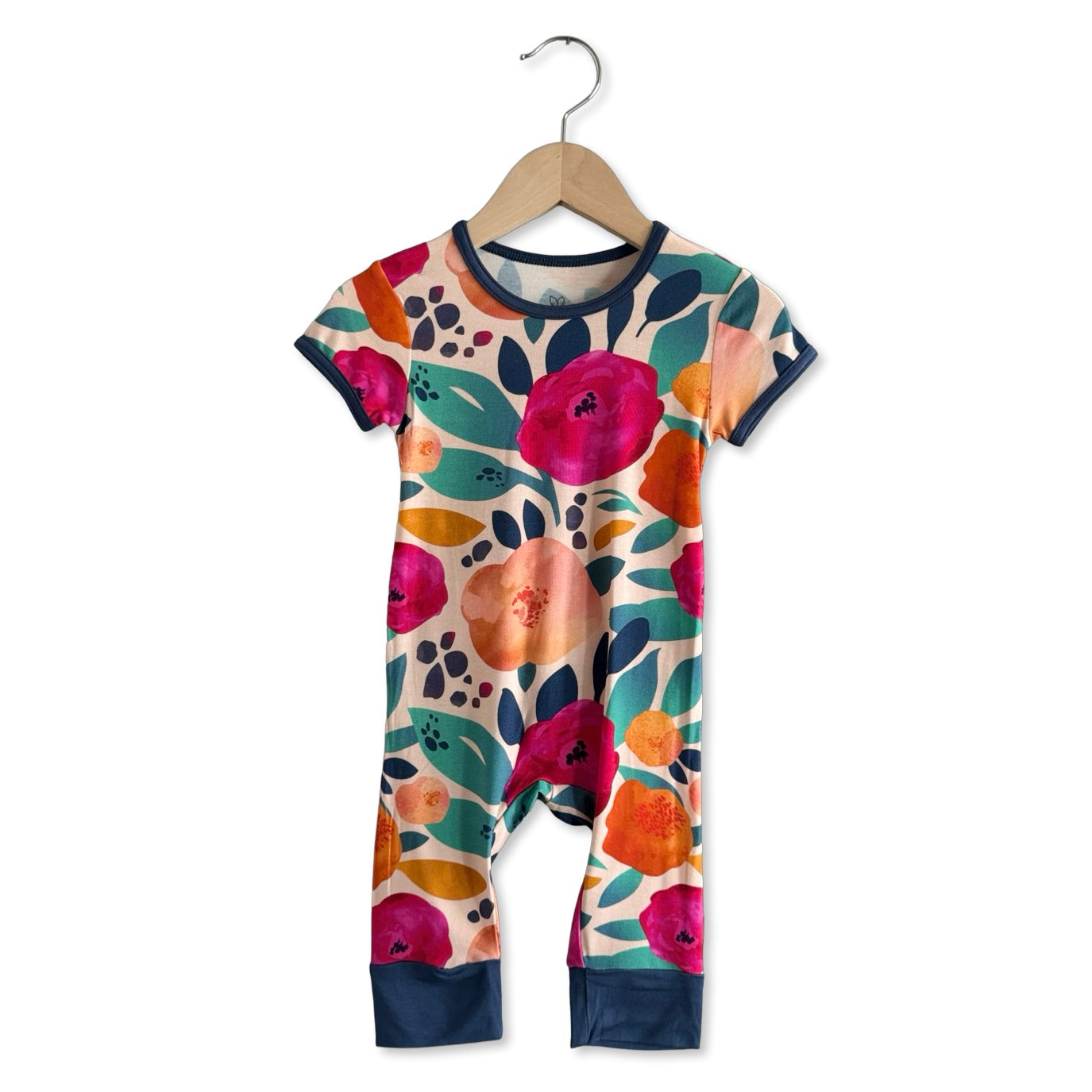 In Full Bloom Kid's Short Long Romper