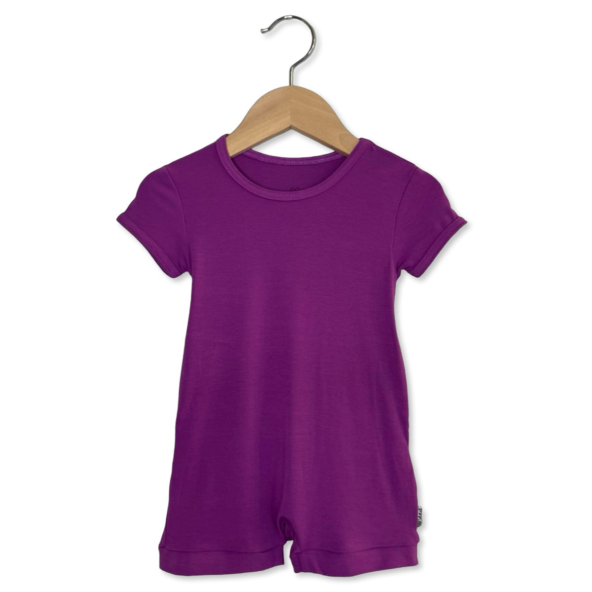 Grape Juice Shorty Romper Luxe Edition | Cotton Bamboo Blend