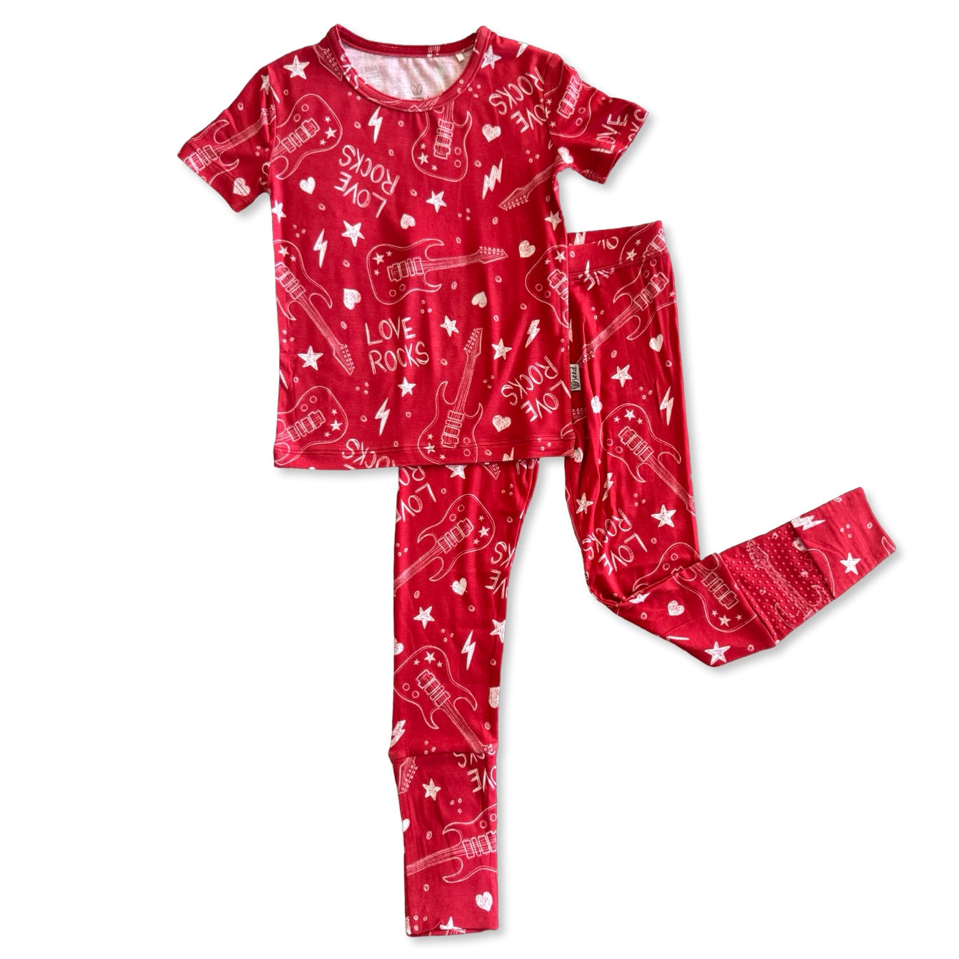 Love Rocks All Wrapped Up Kid's Two Piece Jammie Set