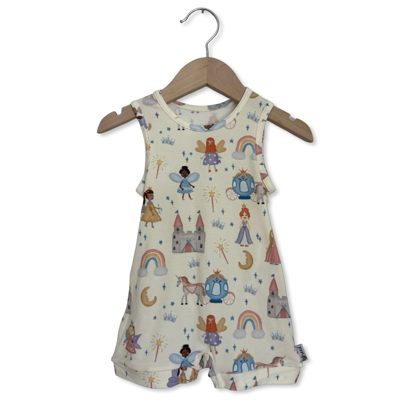 Fairy Princess Sleeveless Shorty Romper