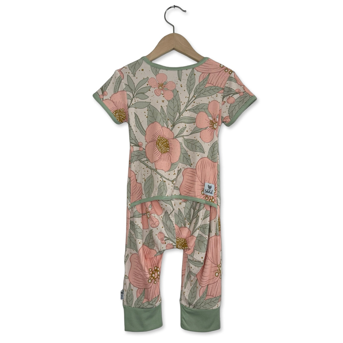 Petal Me Pink Short Long Romper