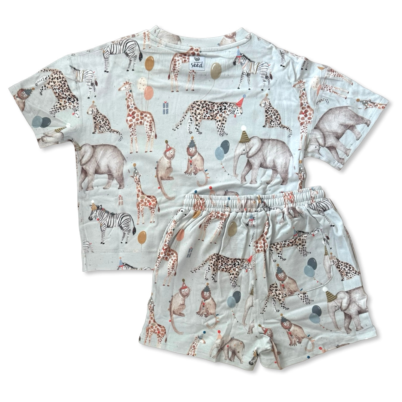 Party At The Zoo CALM CLOUD Short Set