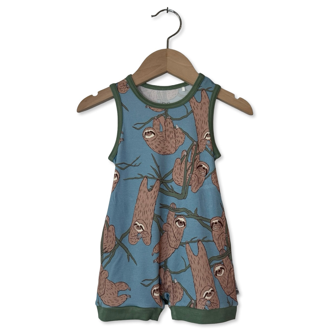 Don't Hurry, Be Happy Sleeveless Shorty Romper