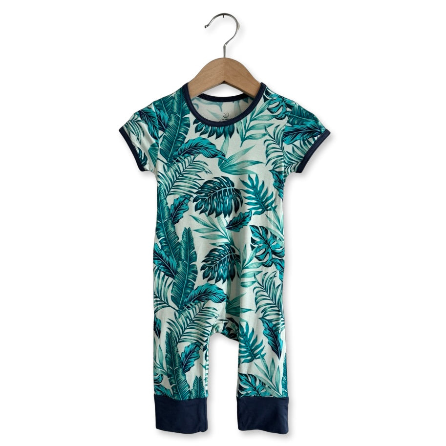 Monstera Short Long Romper