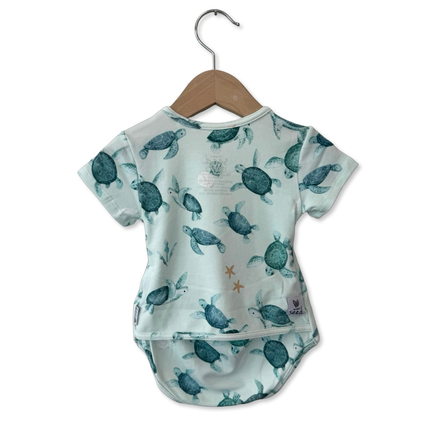 Turtle Bay Short Sleeve Snuggle Bug Bodysuit