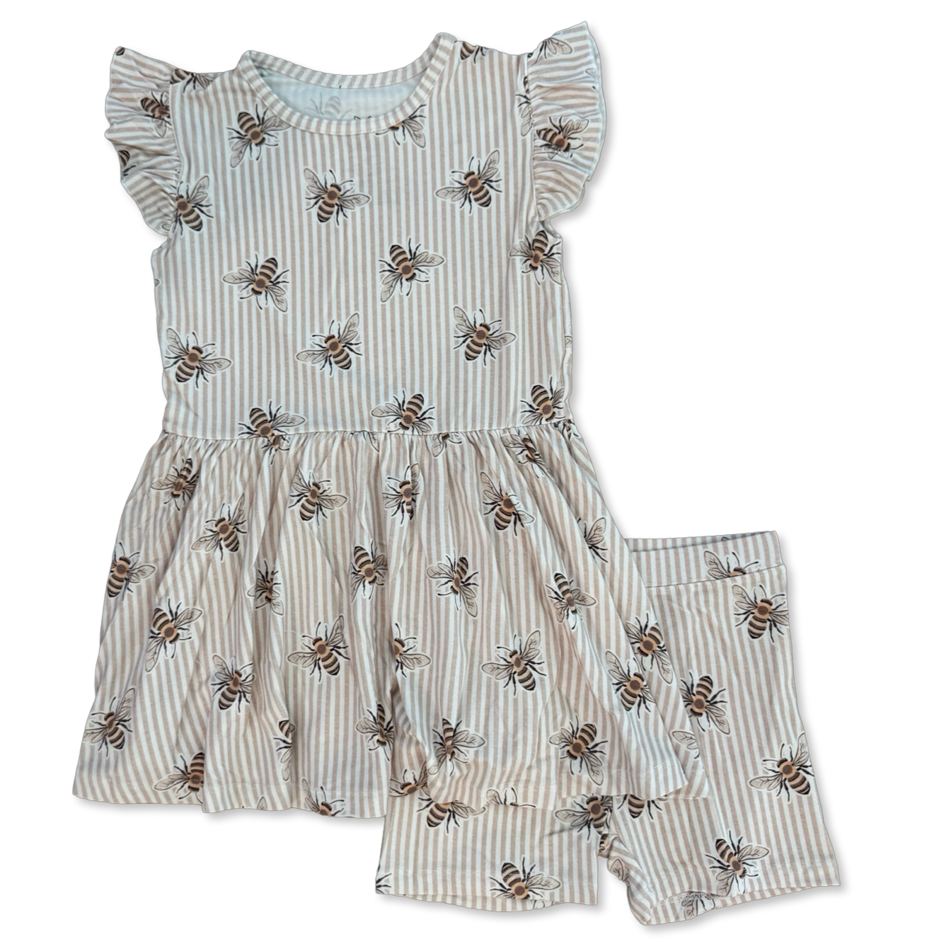 Bee Sweet Twirl Dress & Shorts Toddler