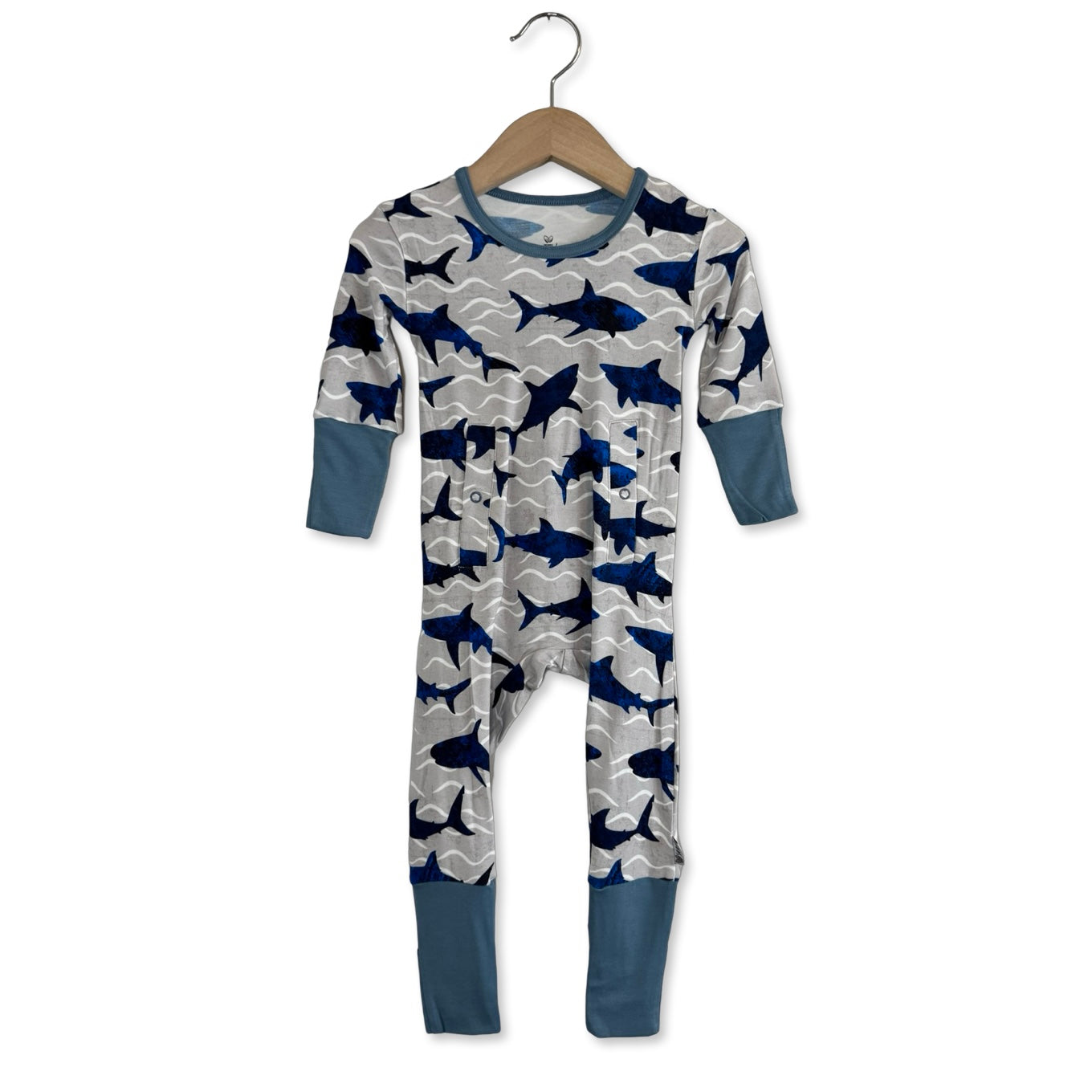 Feelin’ Sharky Adaptive Tube Access Day to Night Romper