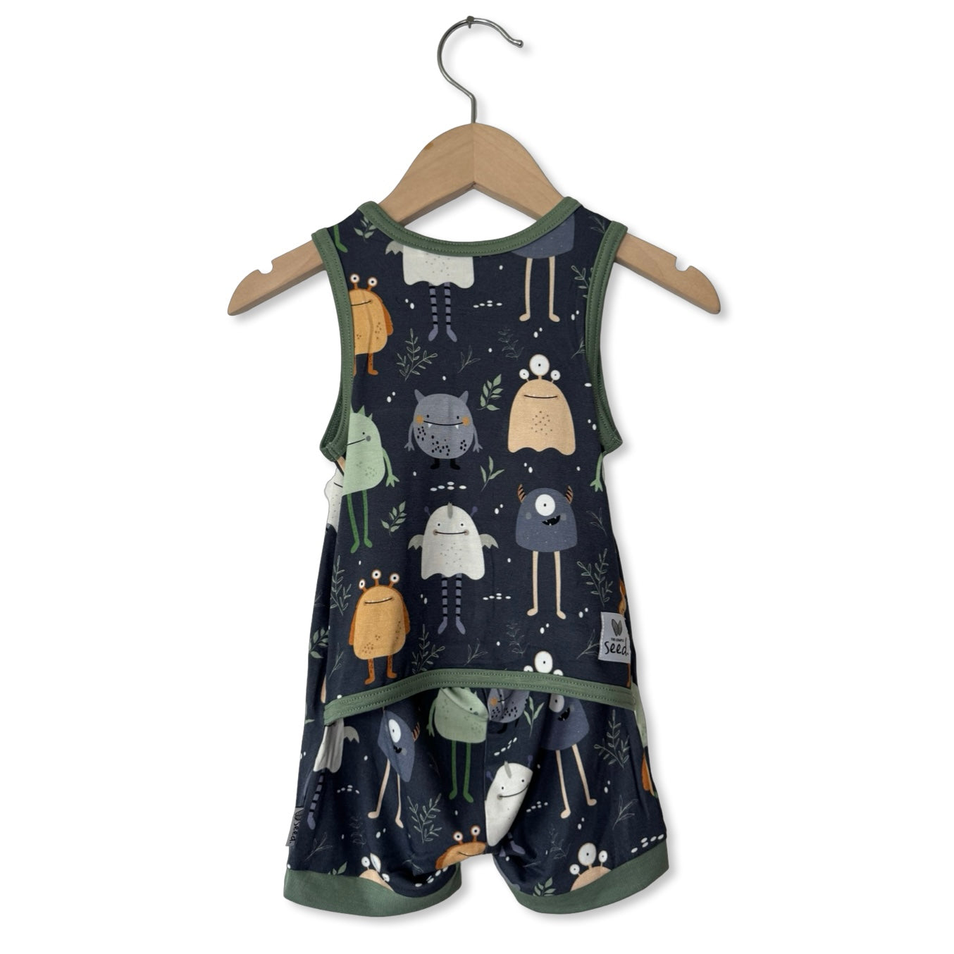 Monster Mash Sleeveless Shorty Romper