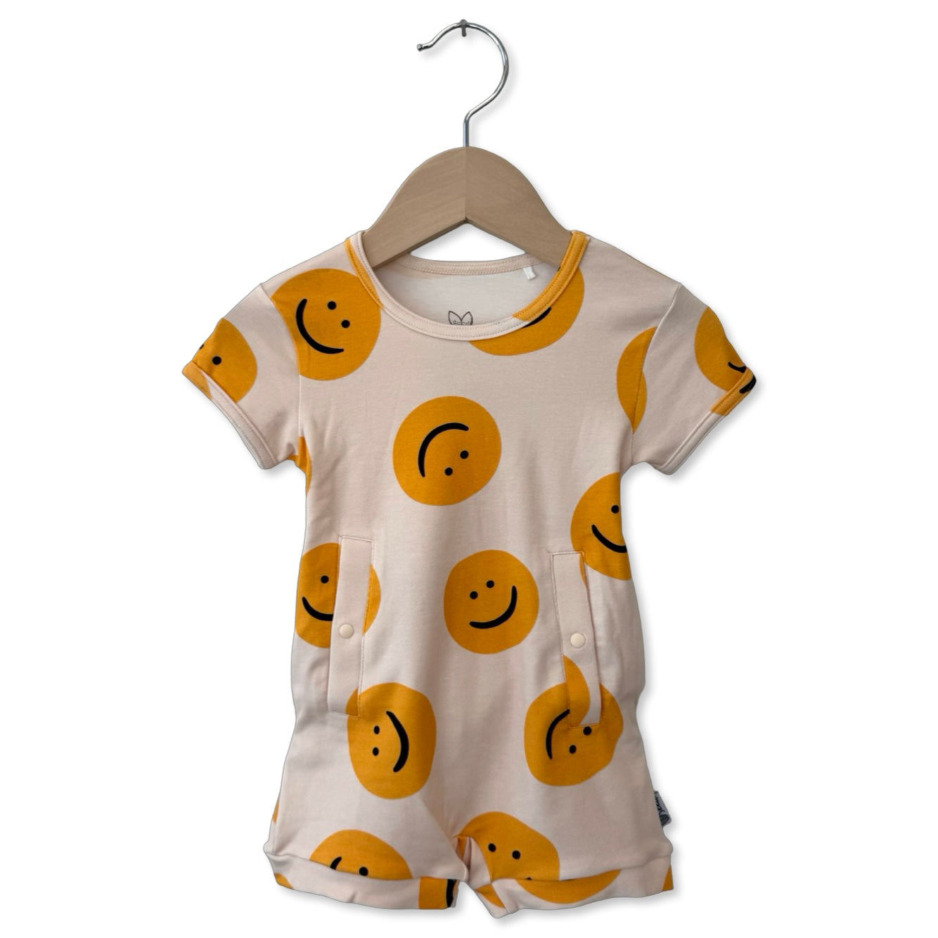 Happy & You Know It Adaptive Tube Access Shorty Romper Luxe Edition | Cotton Bamboo Blend