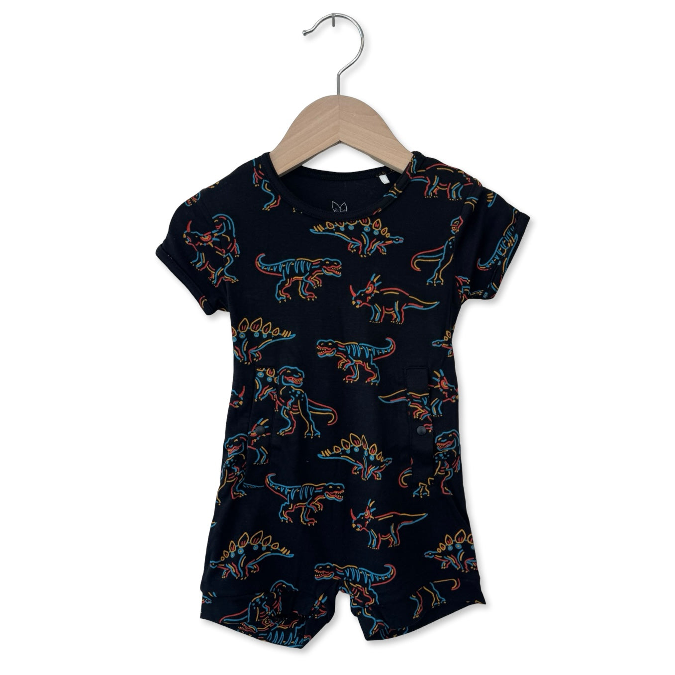 Glow-A-Saurus Adaptive Tube Access Shorty Romper