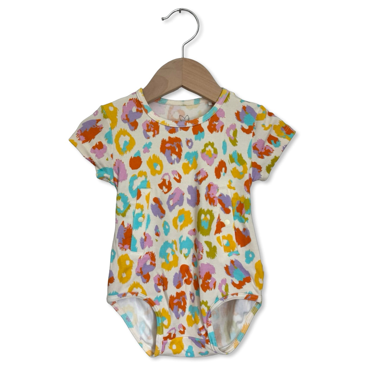Color Me Wild Tube Access Short Sleeve Snuggle Bug Bodysuit Luxe Edition | Cotton Bamboo Blend