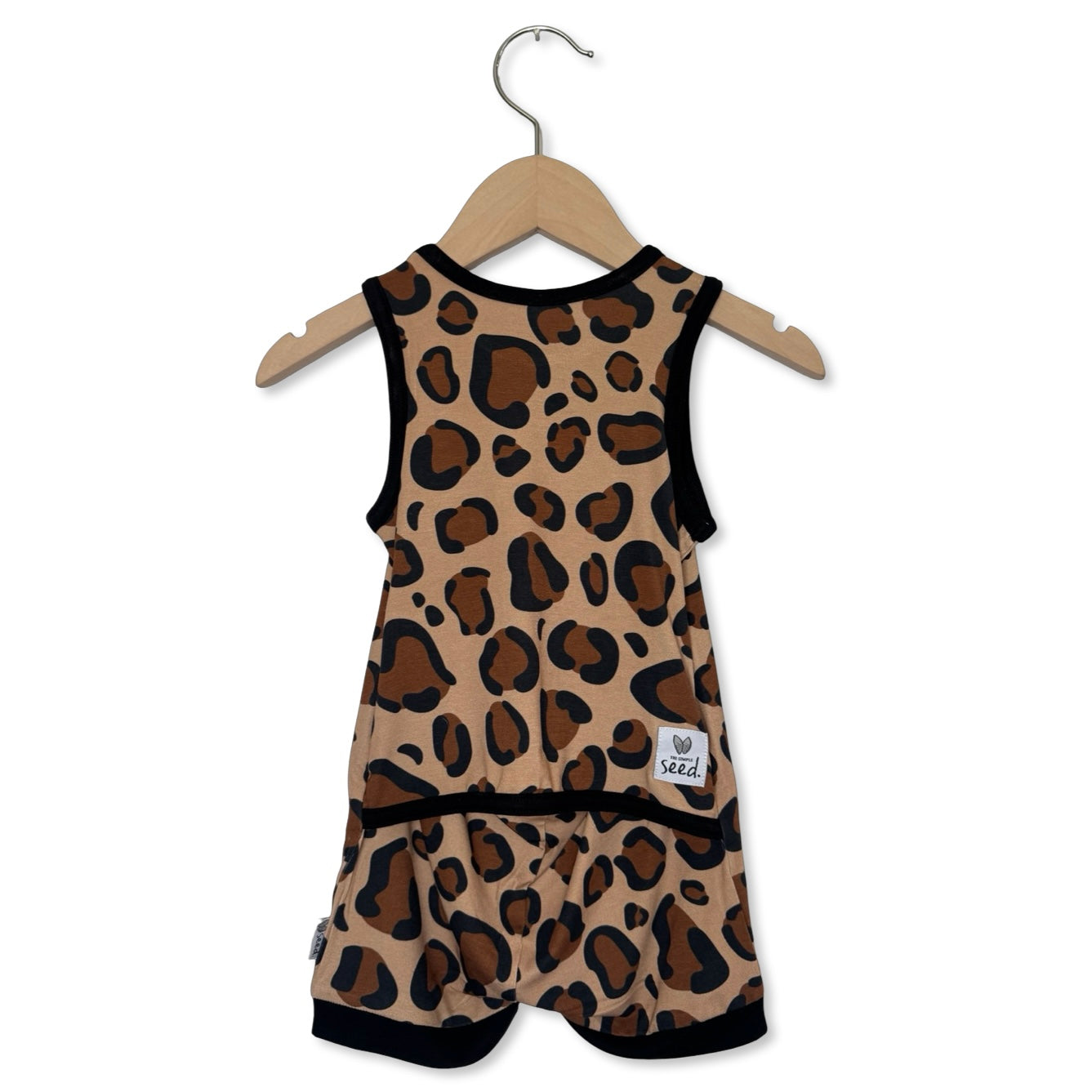 In The Wild Sleeveless Shorty Romper
