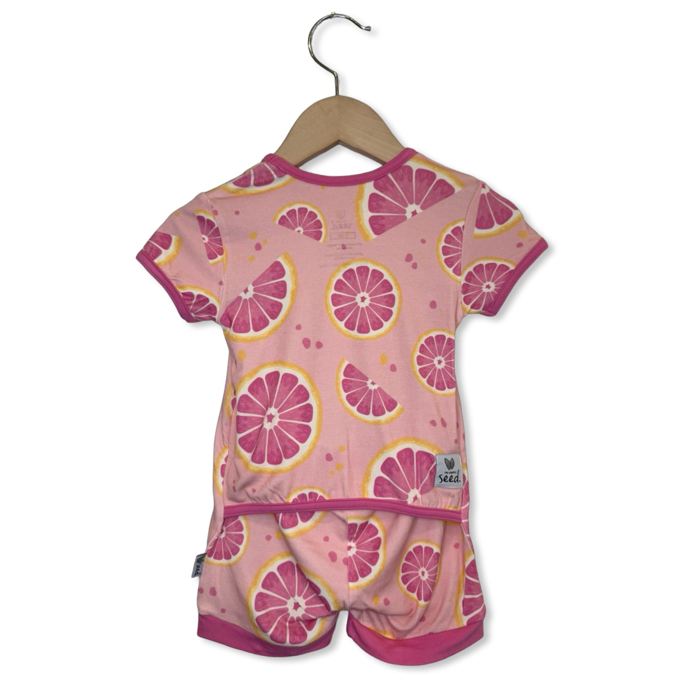 Grapefruit For You Shorty Romper