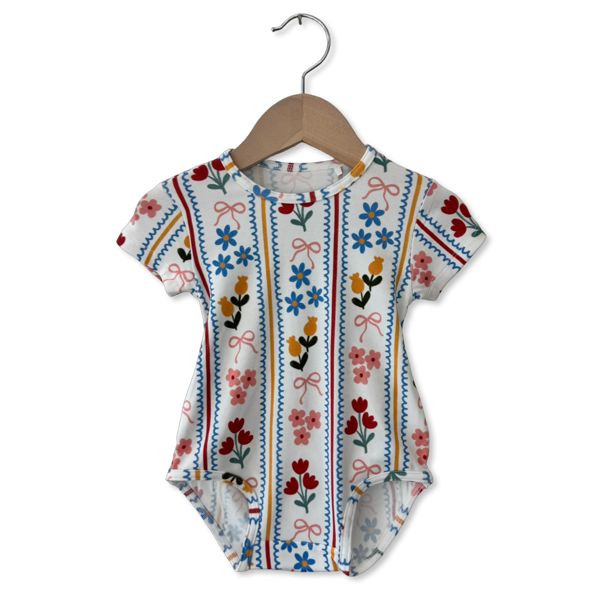 Ribbon & Bloom Short Sleeve Snuggle Bug Bodysuit
