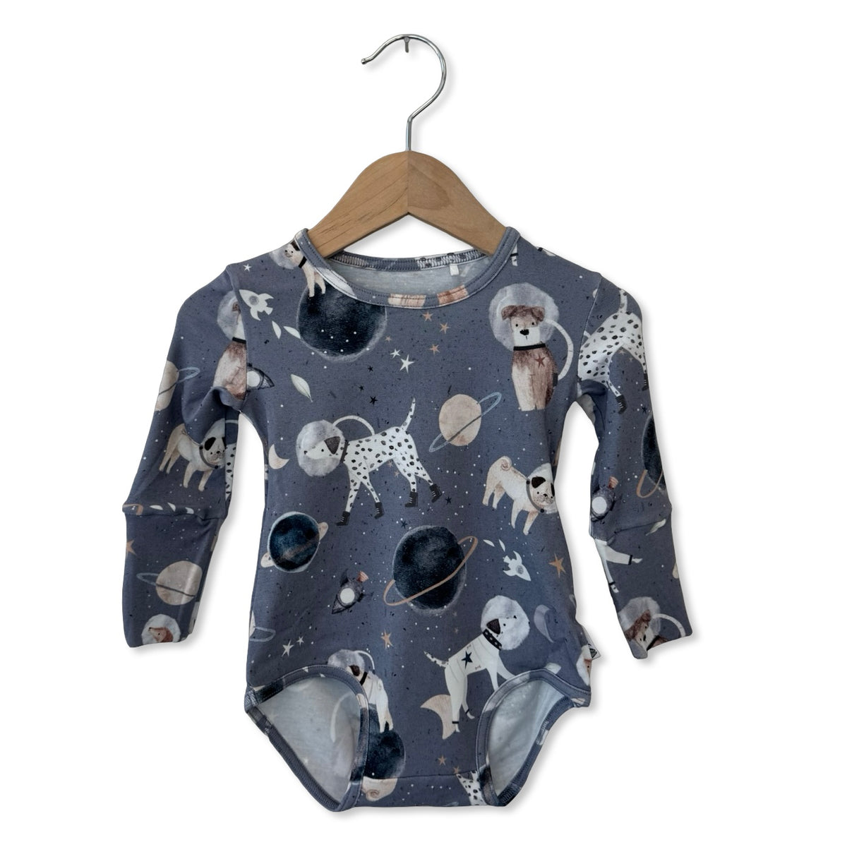 Space Paws Snuggle Bug Long Sleeve Bodysuit