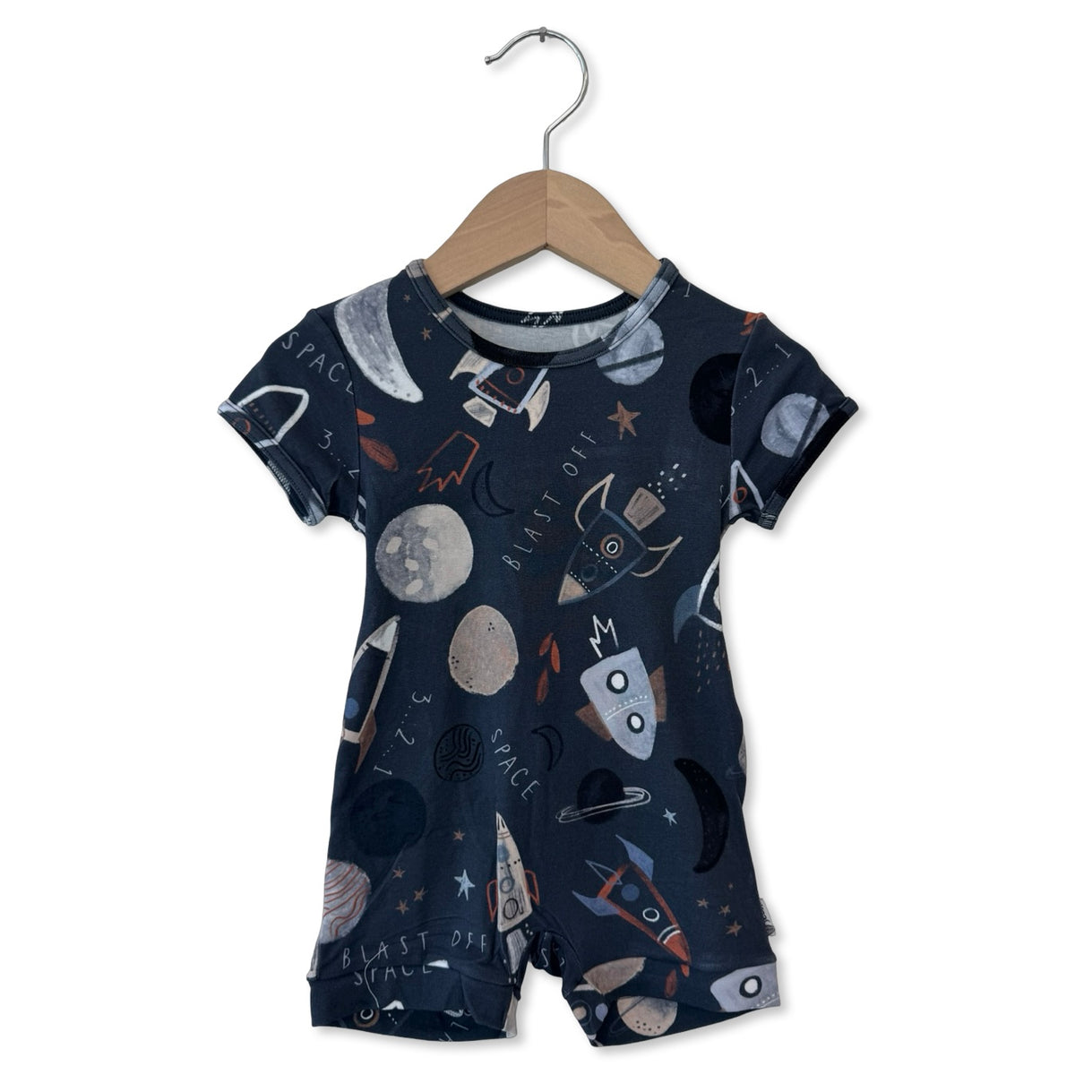 Blast Off Shorty Romper Luxe Edition | Cotton Bamboo Blend