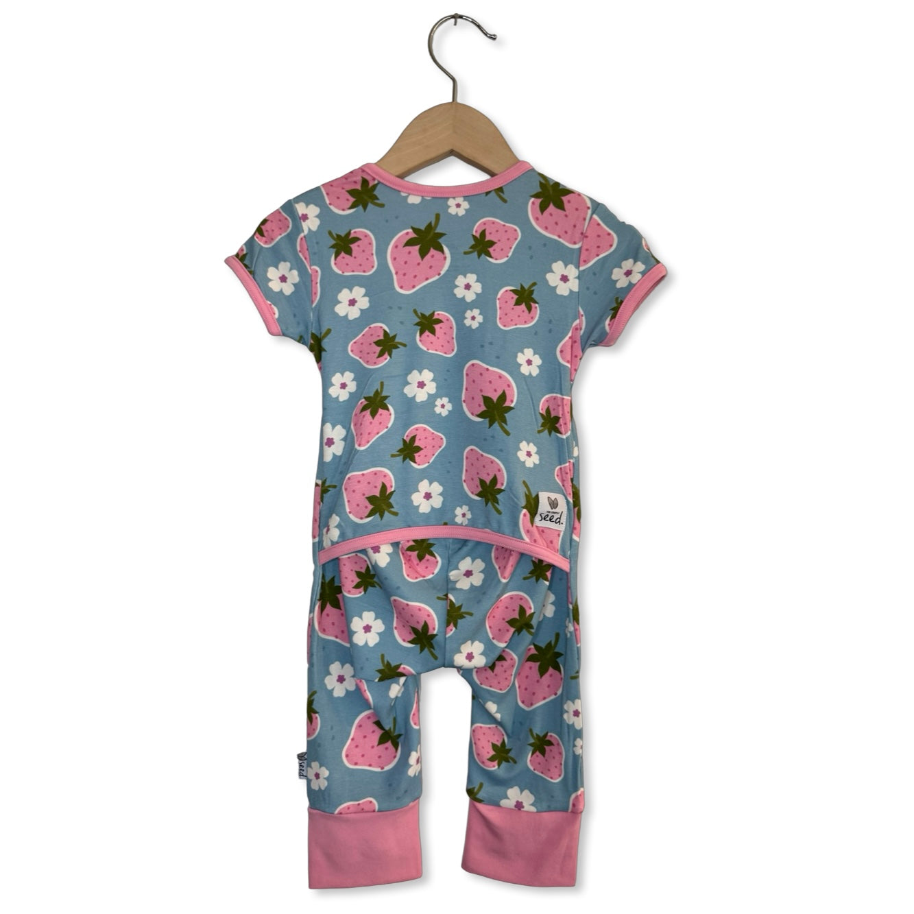 Strawberry Fields Short Long Romper