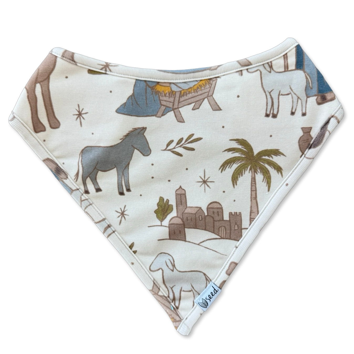 Away In The Manger Bandana Bib