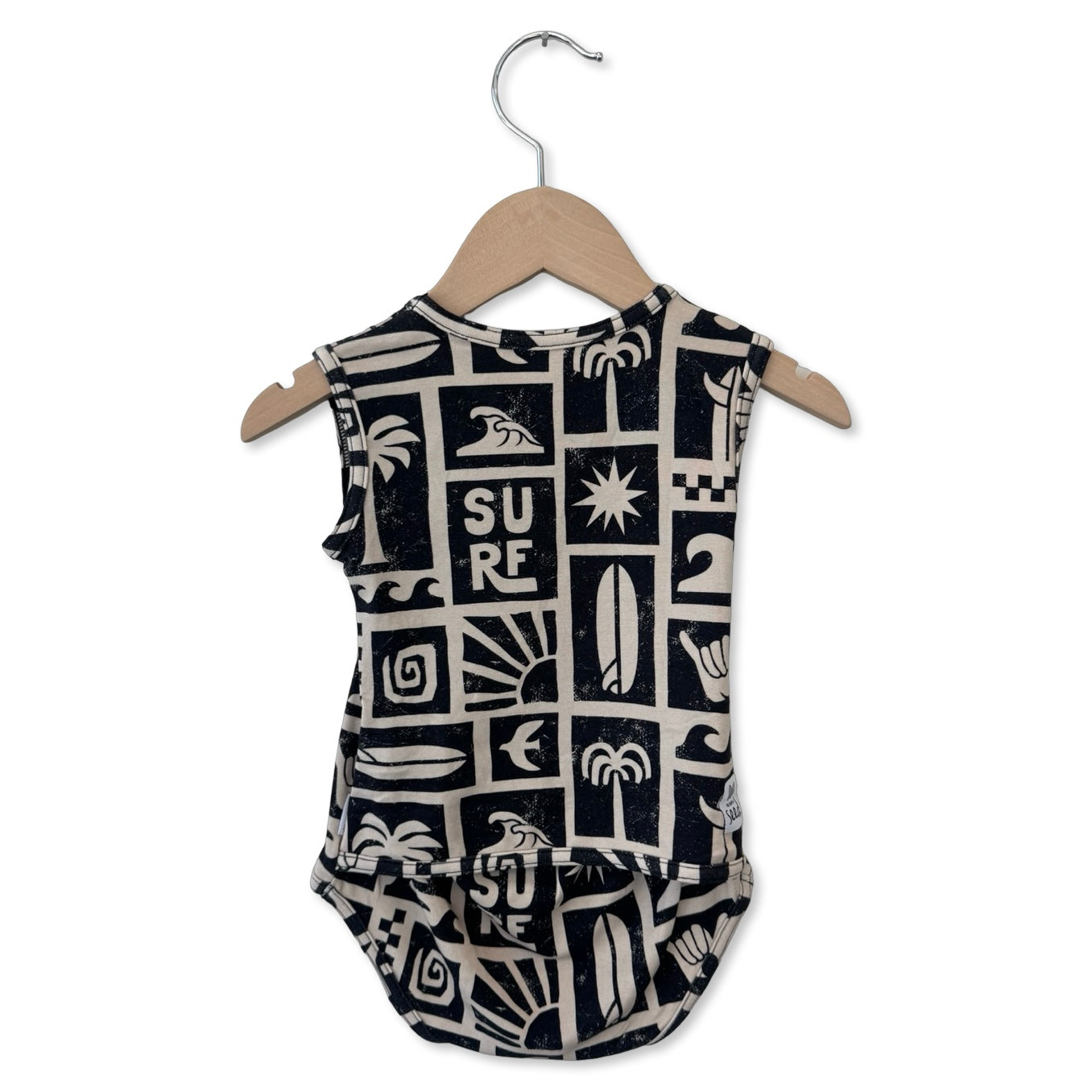 Hang Ten Sleeveless Snuggle Bug Bodysuit