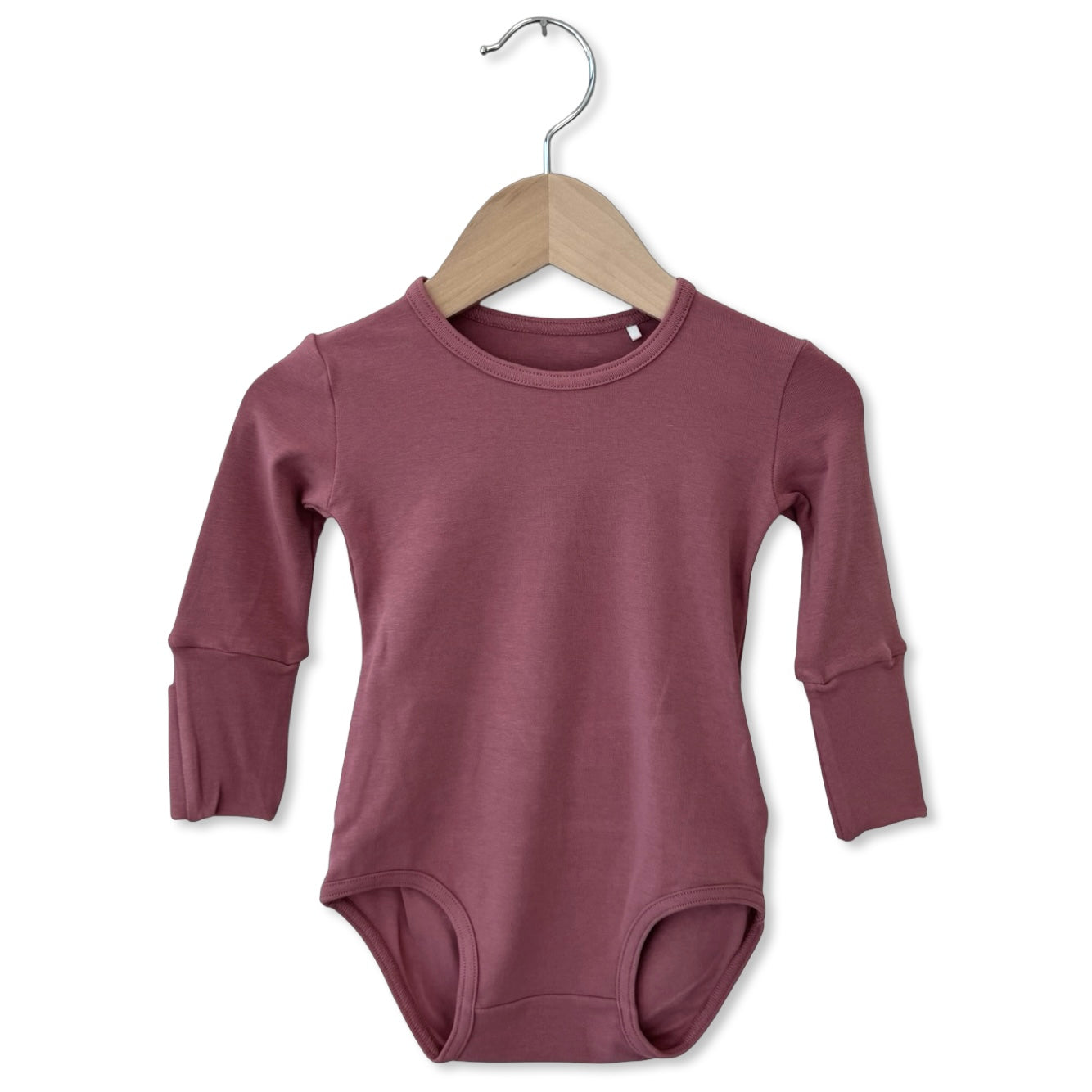 Dusty Rose Snuggle Bug Long Sleeve Bodysuit