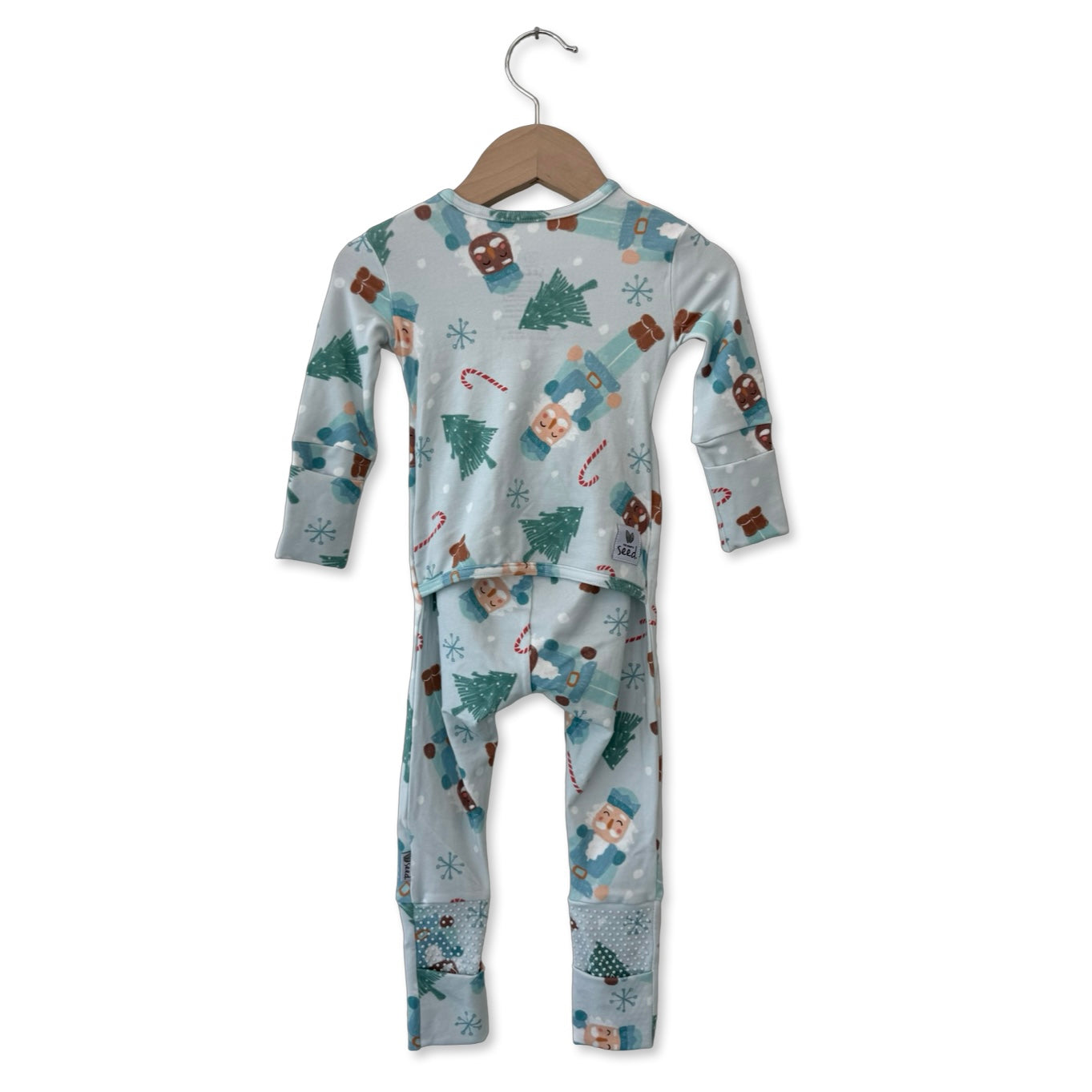 Frosted Flurry Soliders Day to Night Romper Luxe Edition | Cotton Bamboo Blend