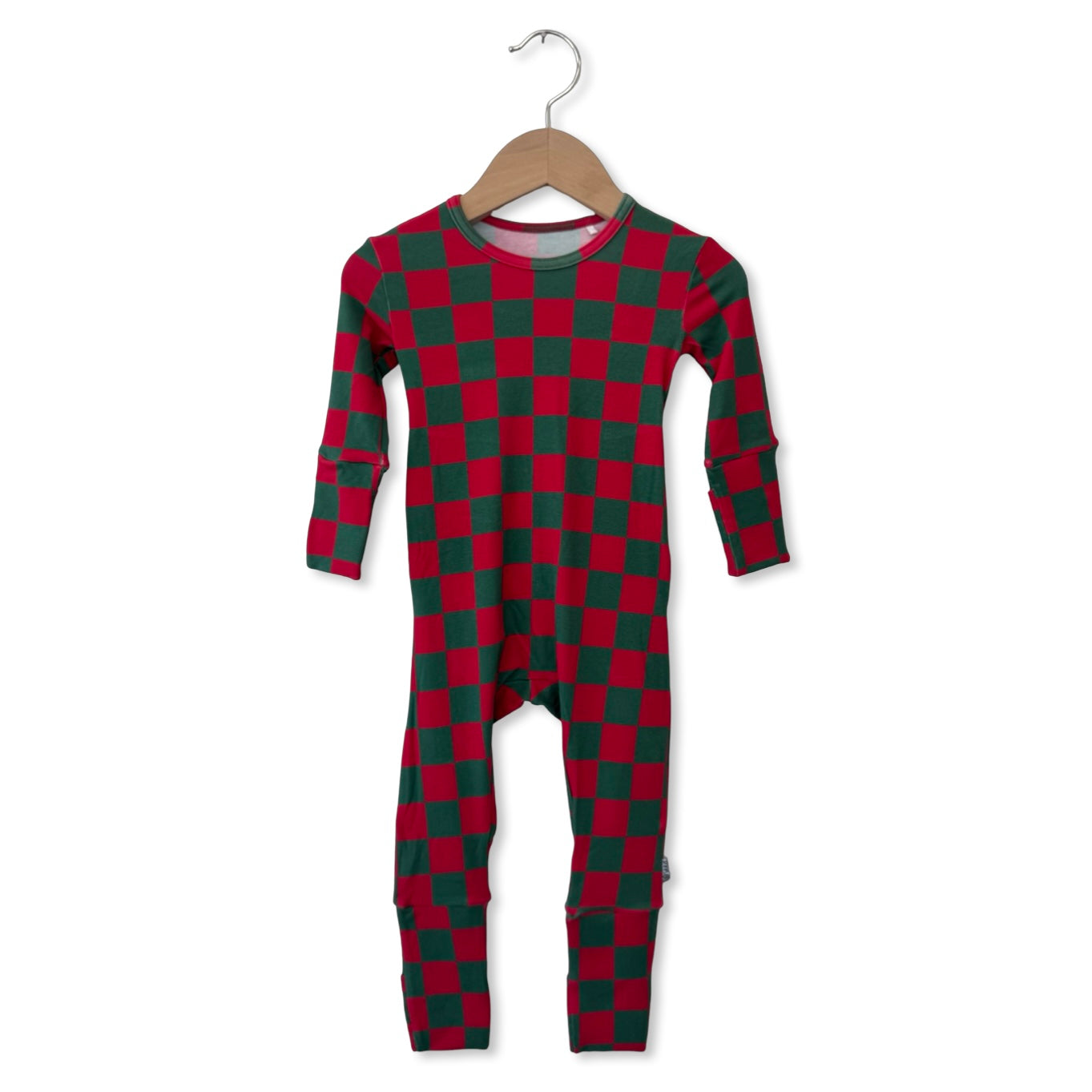 Merry Checkmas Day to Night Romper Luxe Edition | Cotton Bamboo Blend