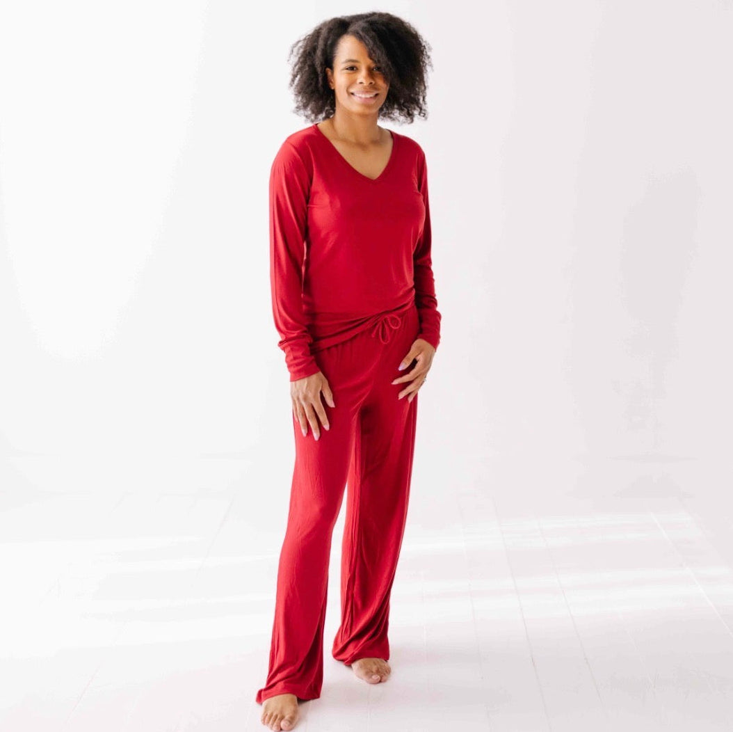 Cherry Pie Loungin' Around Two Piece Set