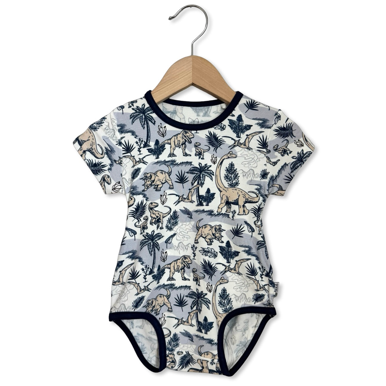 Jurassic Jungle Short Sleeve Snuggle Bug Bodysuit