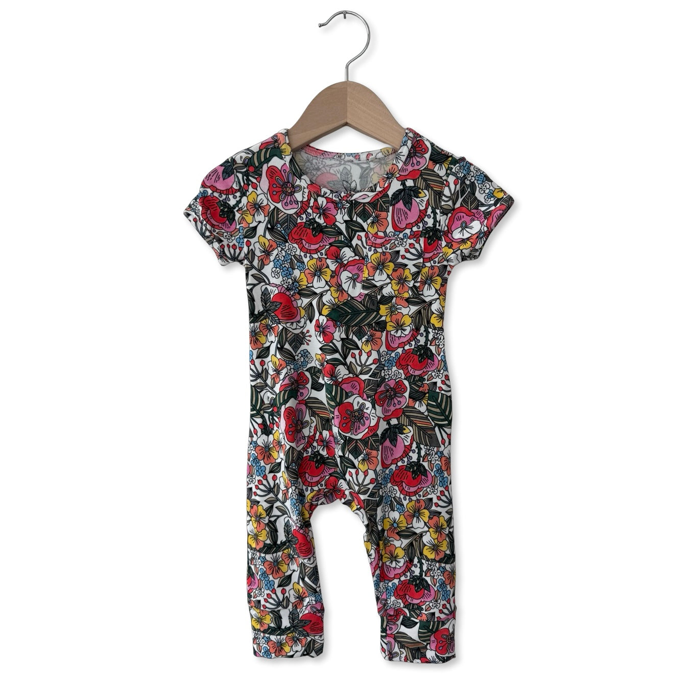 Le Fleur Short Long Romper Luxe Edition | Cotton Bamboo Blend