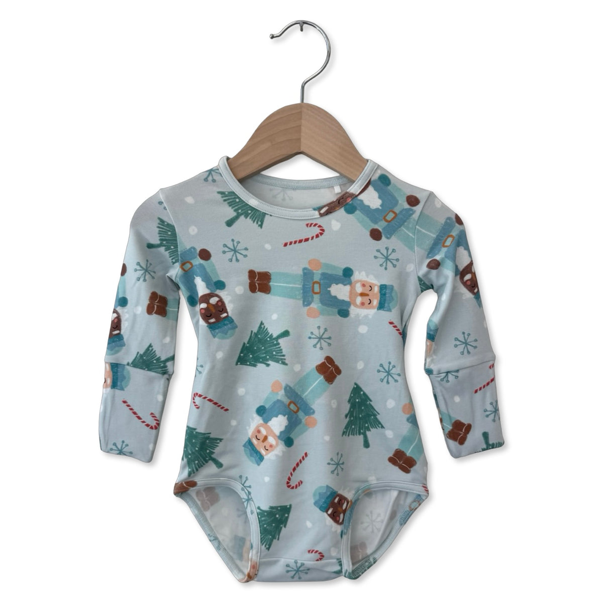 Frosted Flurry Soldiers Snuggle Bug Long Sleeve Bodysuit