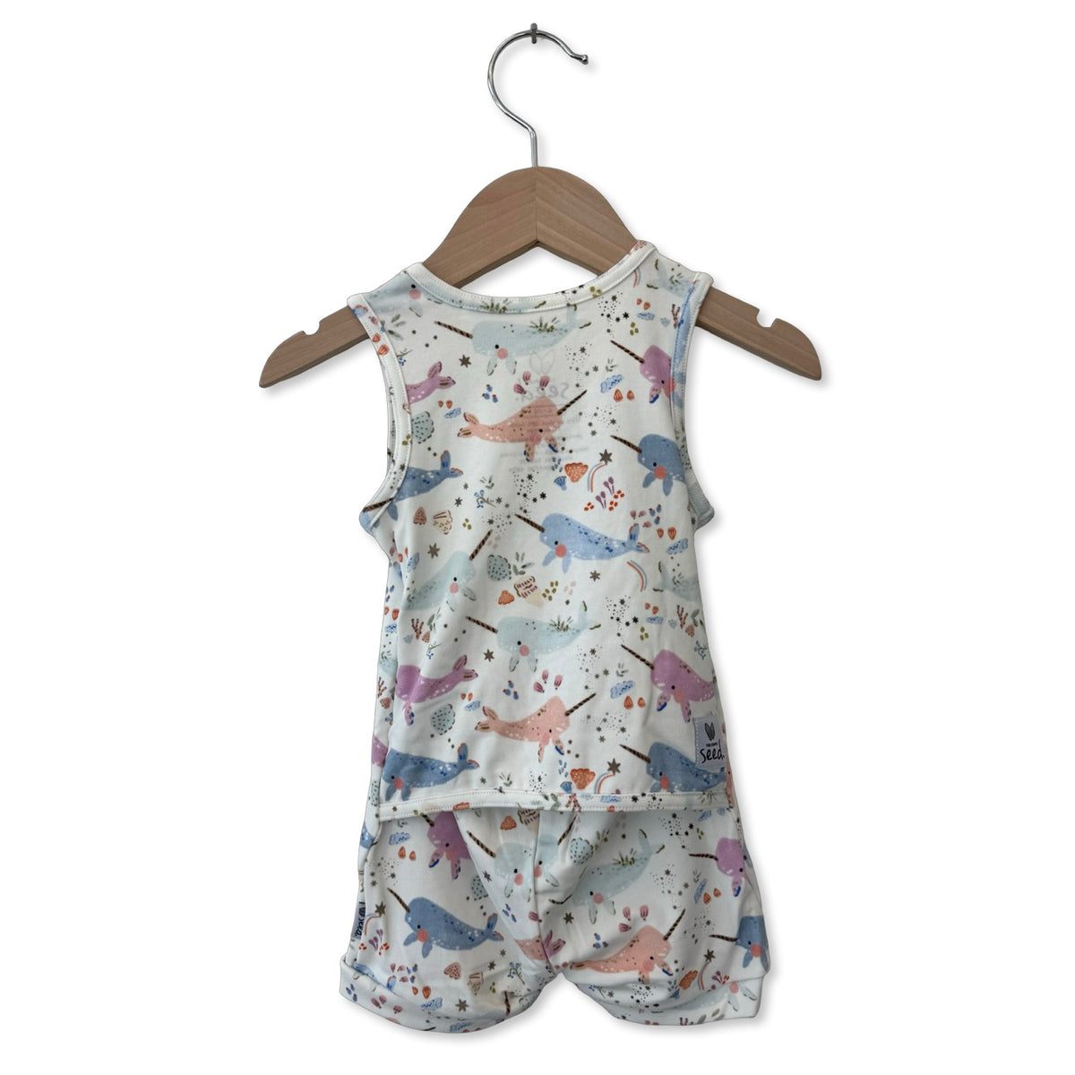 Sea Dreams Adaptive Tube Access Sleeveless Shorty Romper