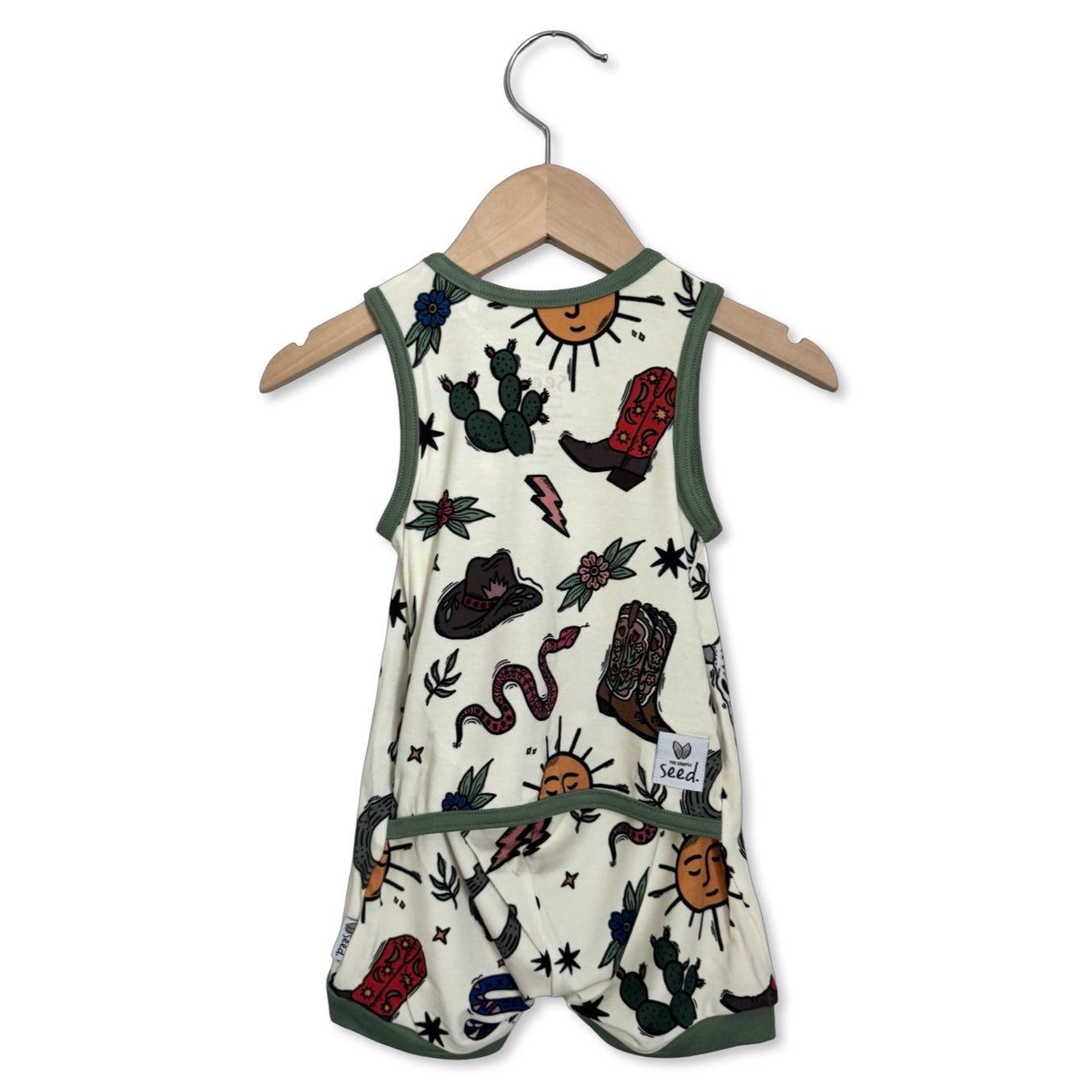 High Noon Sleeveless Shorty Romper Luxe Edition | Cotton Bamboo Blend