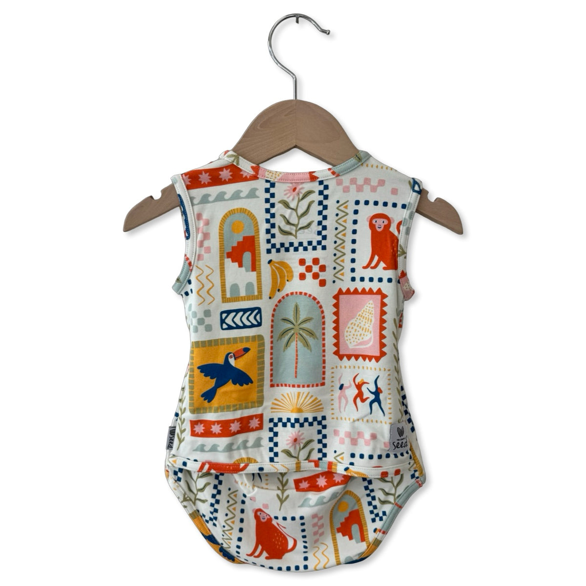 Little Rio Snuggle Bug Sleeveless Bodysuit