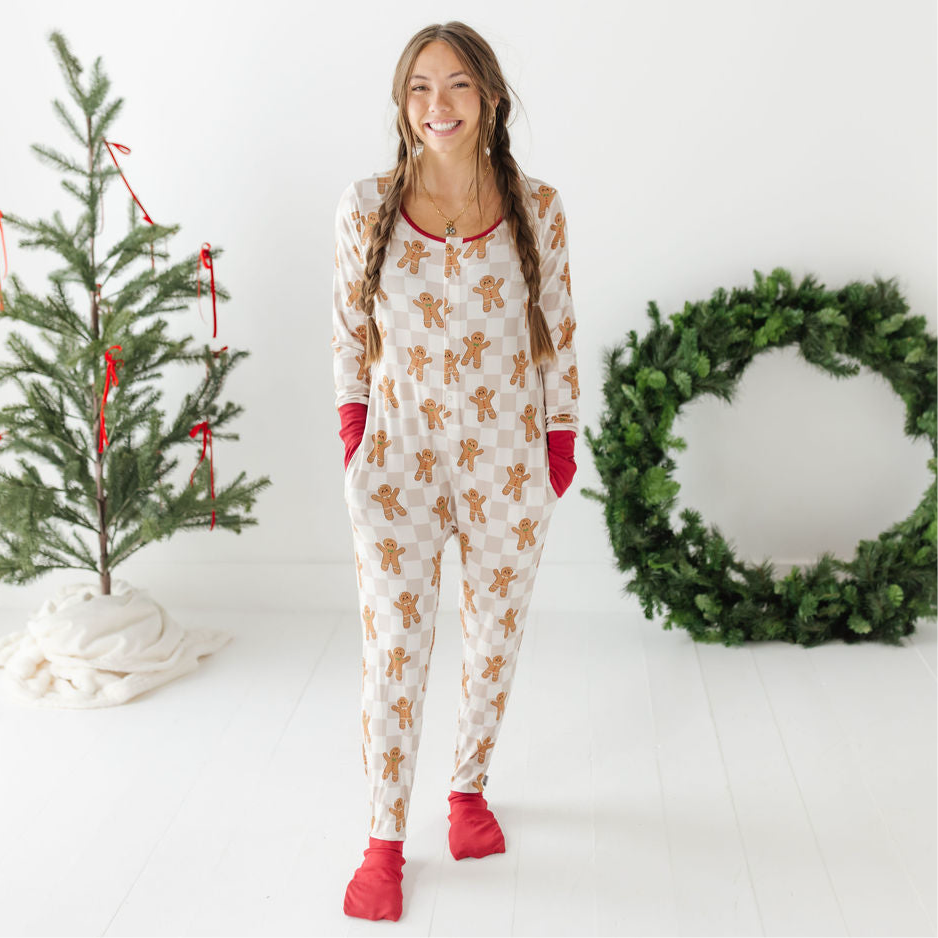 Sugar and Spice At Your Leisure Snap Down Adult Romper