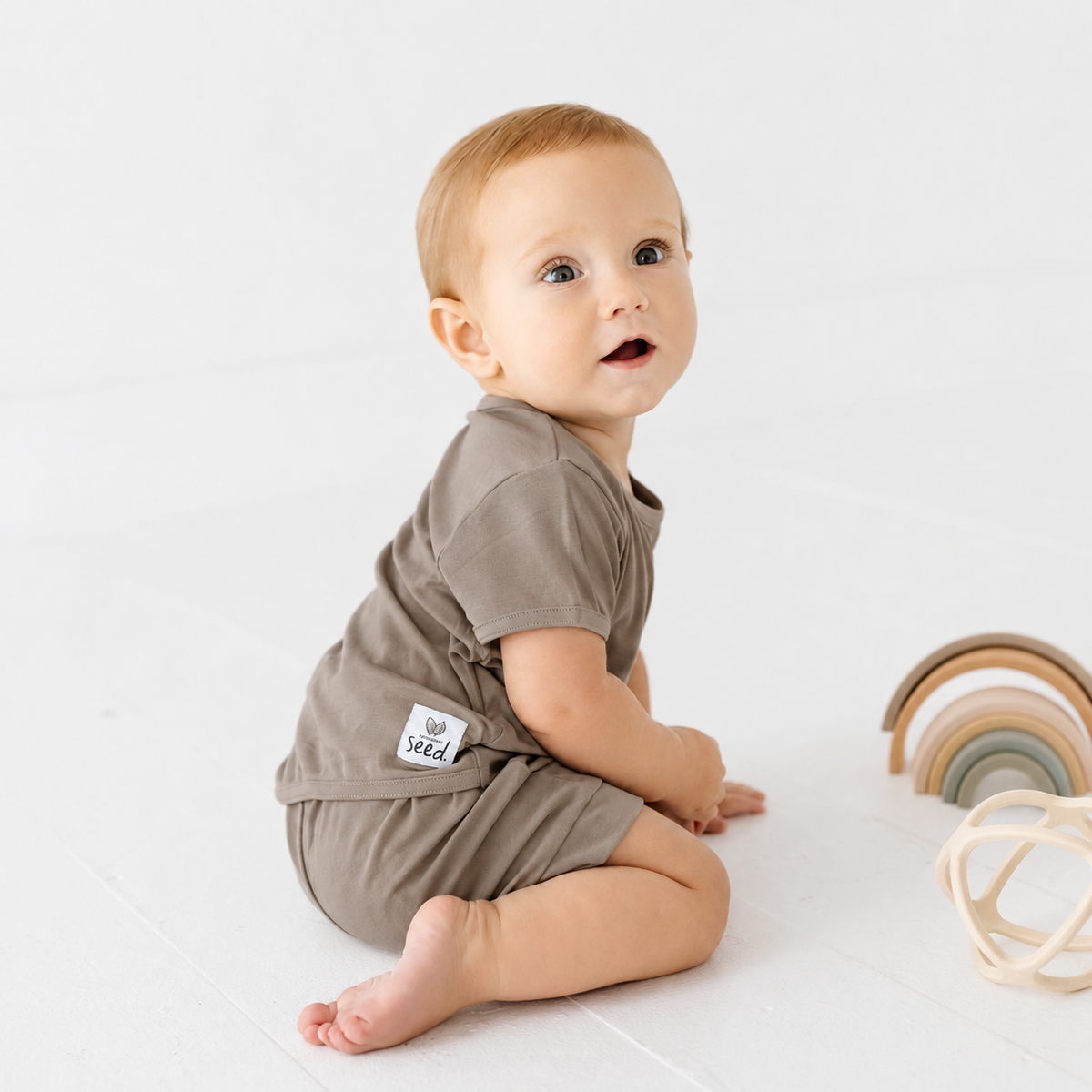 Timber Shorty Romper Luxe Edition | Cotton Bamboo Blend