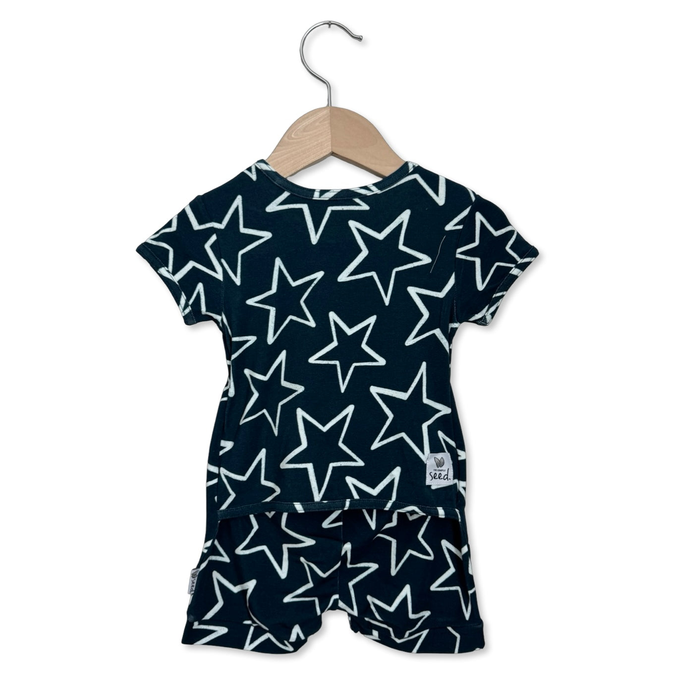 Star-Spangled Shorty Romper Luxe Edition | Cotton Bamboo Blend