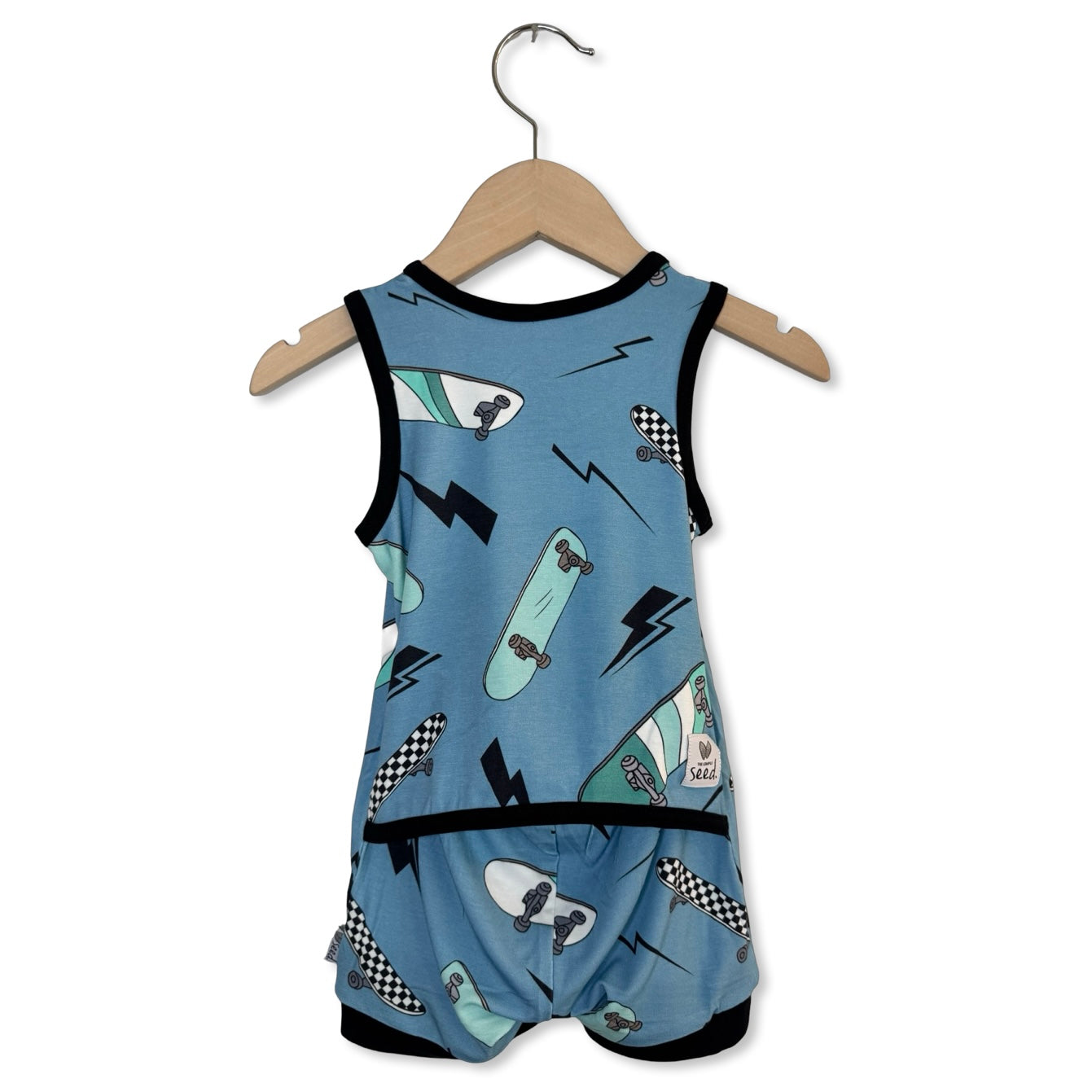 Rad Rides Sleeveless Shorty Romper