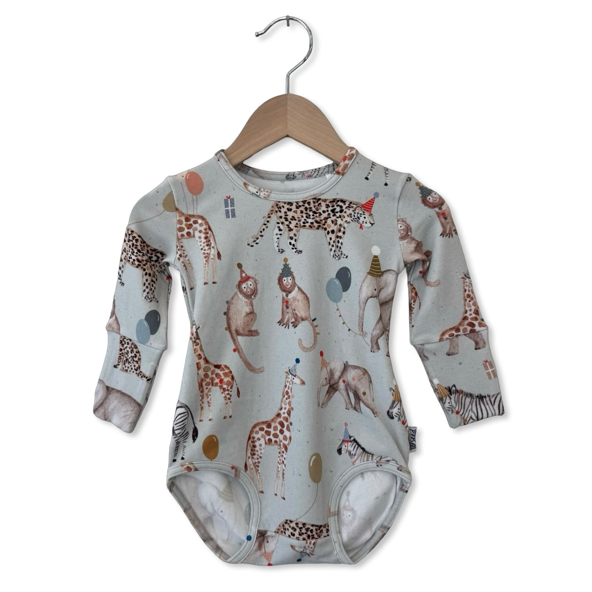 Party at the Zoo Snuggle Bug Long Sleeve Bodysuit