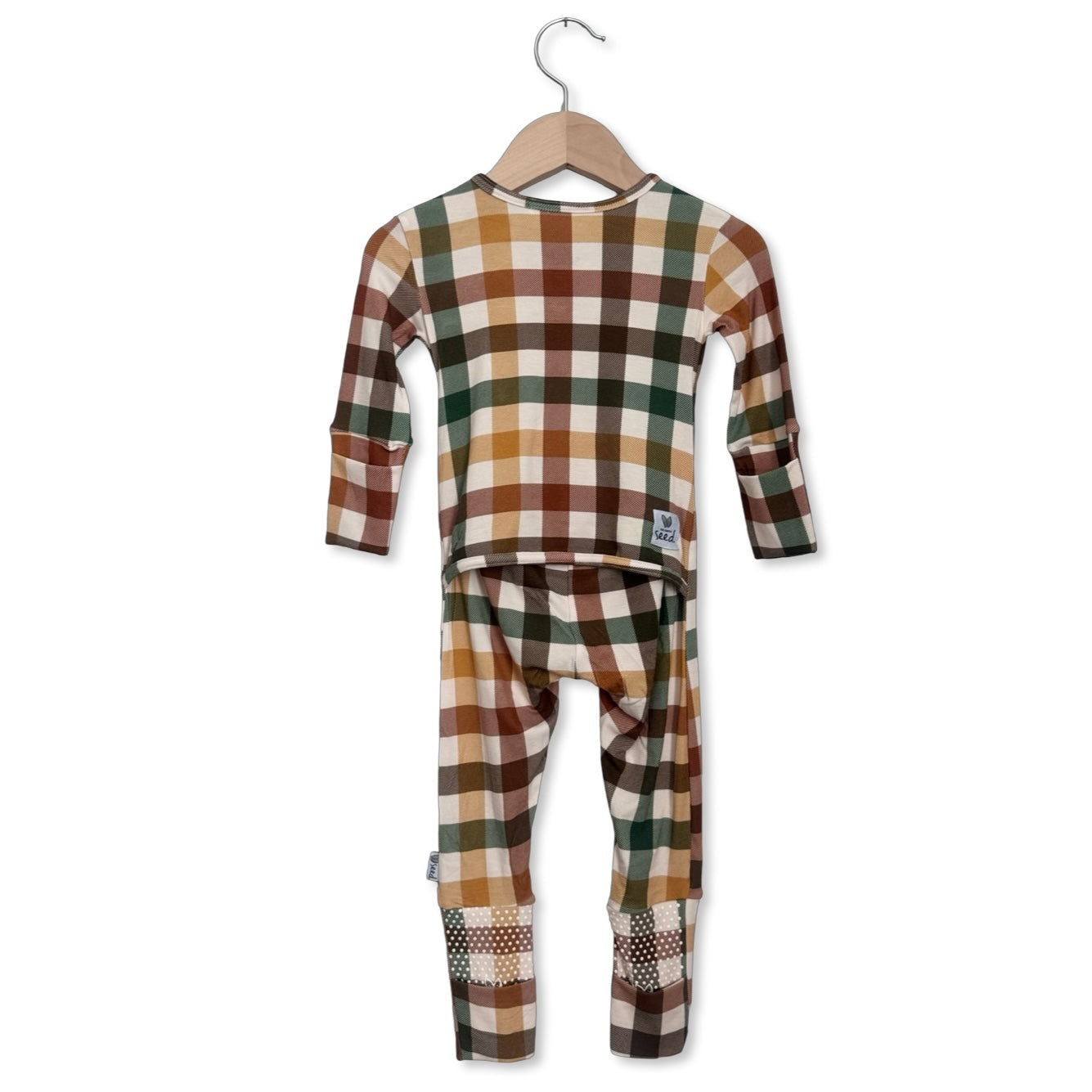 Autumn Plaid Day to Night Romper
