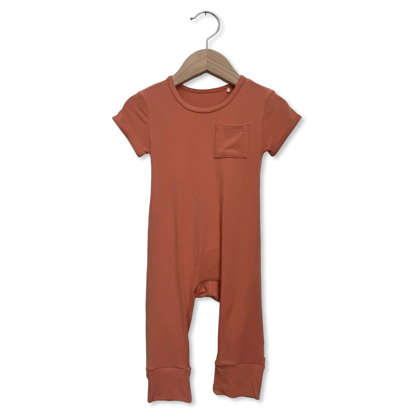 Peach Terra Short Long Romper