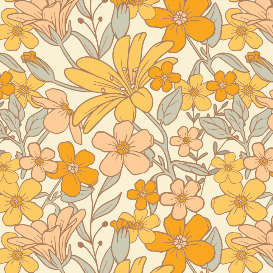 Fallin’ for Blooms Two Piece Kid's Jammie Set