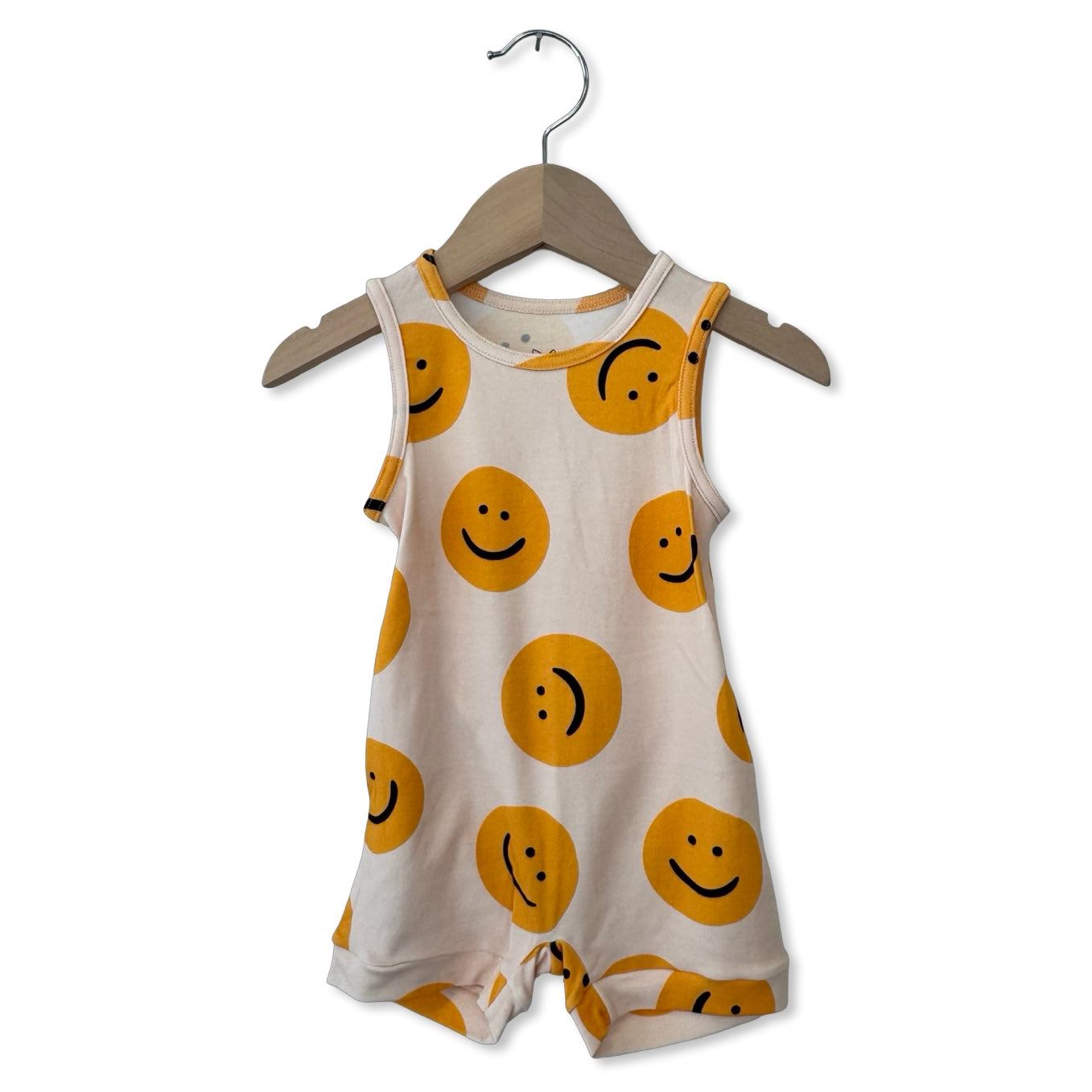 Happy & You Know It Kid's Sleeveless Shorty Romper Luxe Edition | Cotton Bamboo Blend