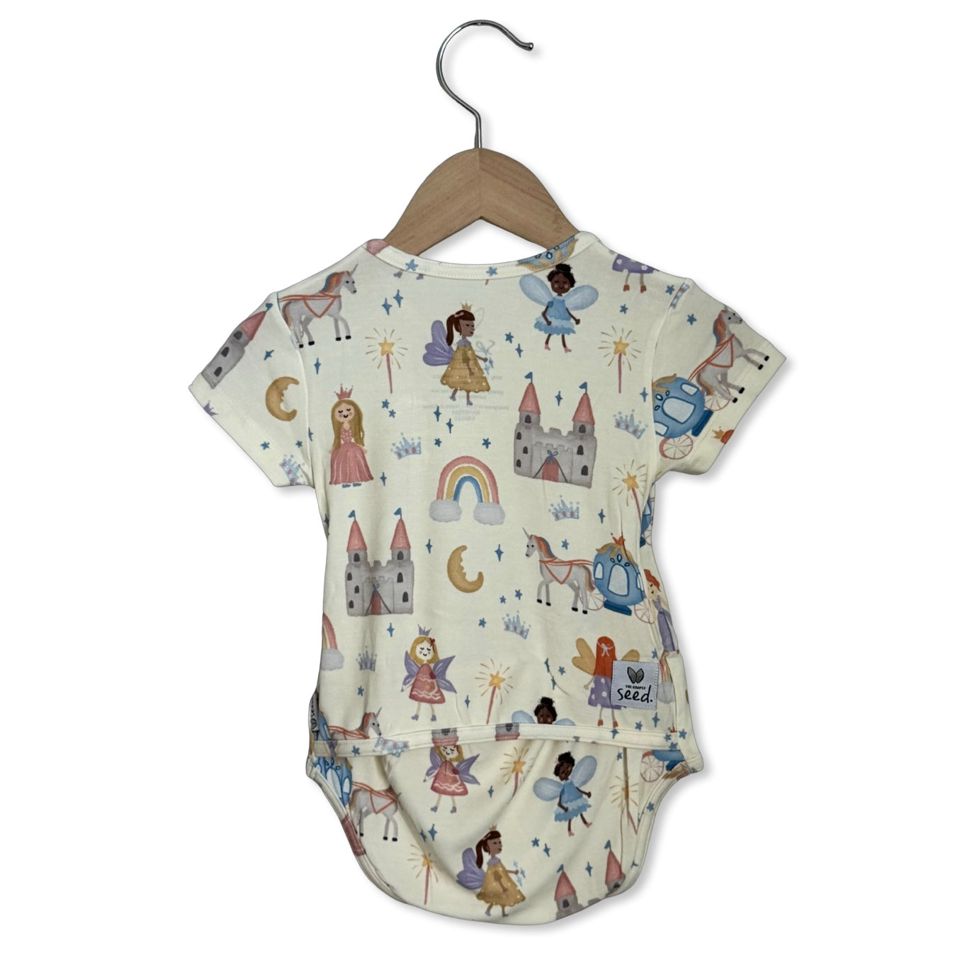 Fairy Princess Short Sleeve Snuggle Bug Bodysuit
