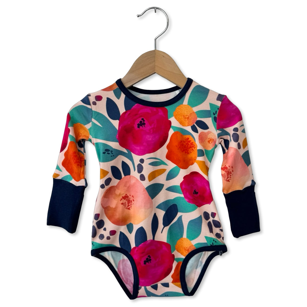 In Full Bloom Snuggle Bug Long Sleeve Bodysuit