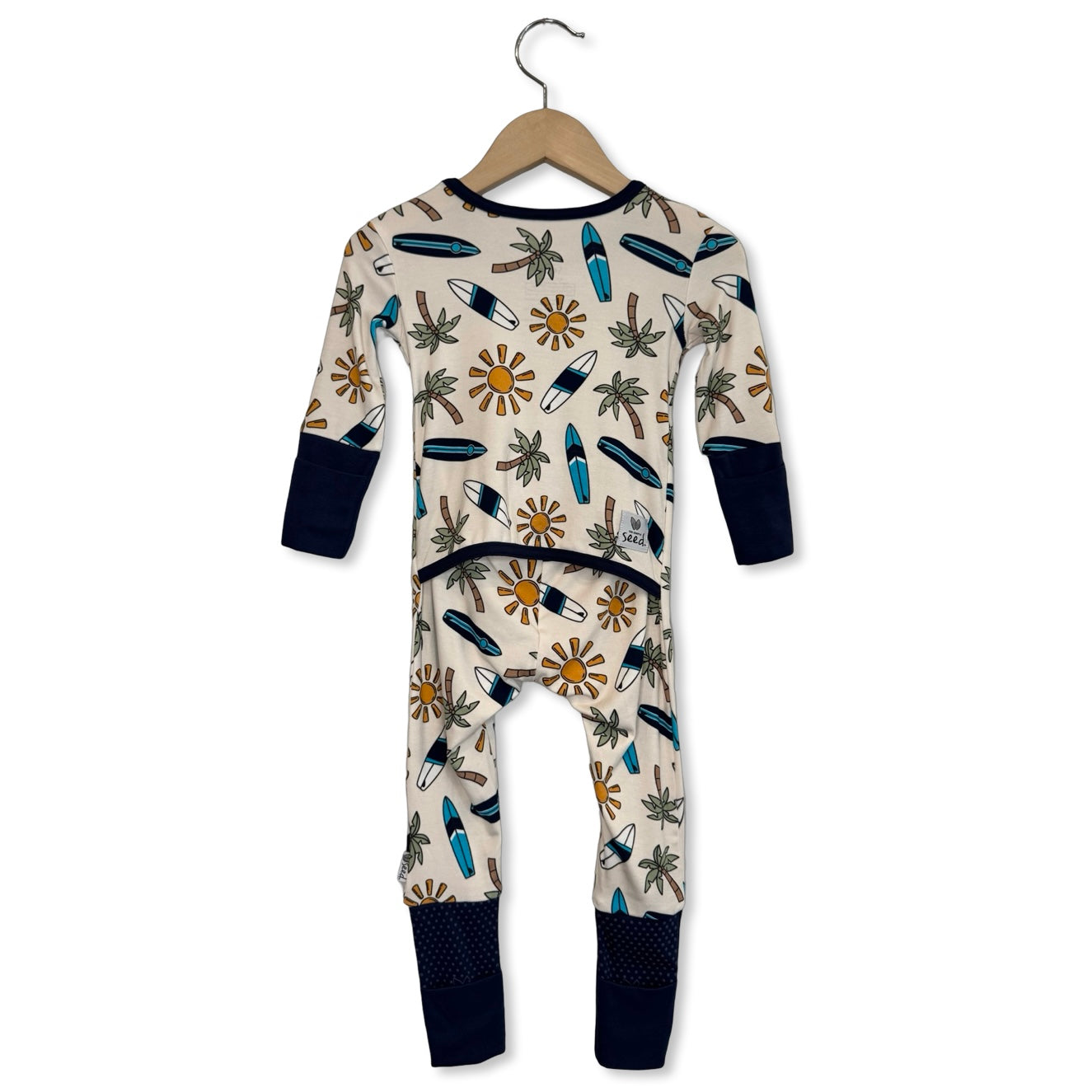 Surfs Up Kid's Day to Night Romper