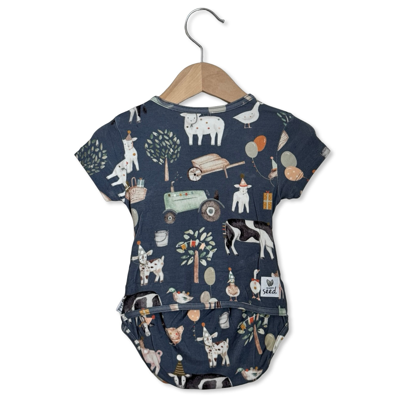 Farm Fiesta Short Sleeve Snuggle Bug Bodysuit
