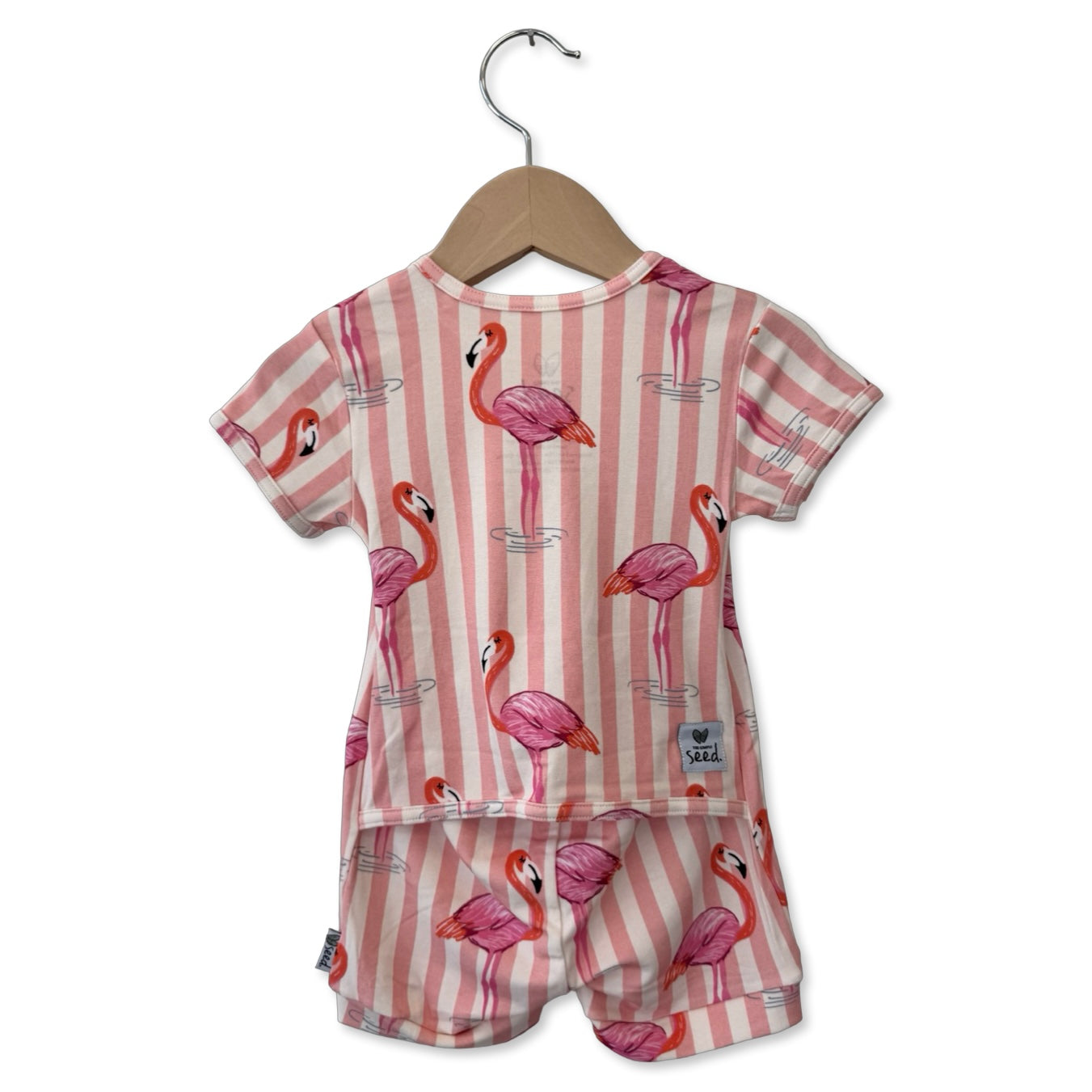 Pink Paradise Shorty Romper Luxe Edition | Cotton Bamboo Blend