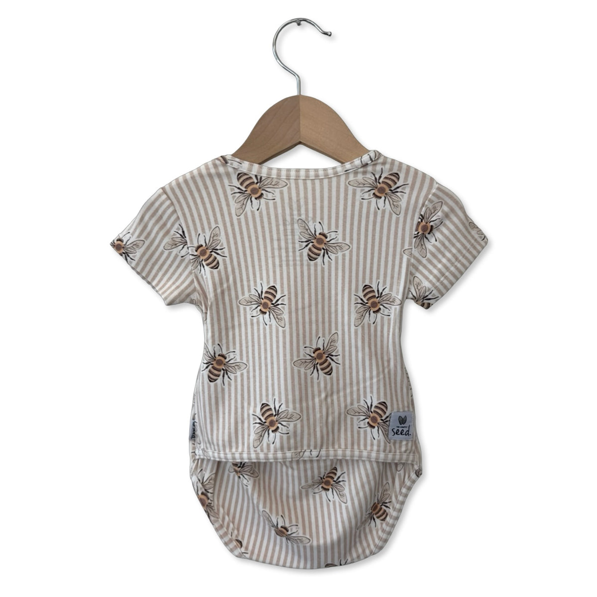 Bee Sweet Short Sleeve Snuggle Bug Bodysuit